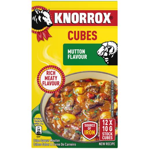 Knorrox Mutton Stock Cubes 12 x 10g
